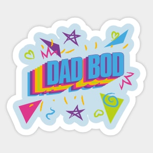 Dad Bod! 1990's Edition Sticker